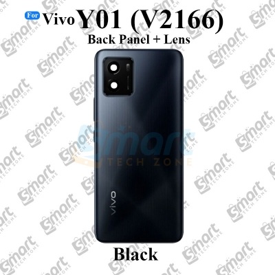 Picture of For Vivo Y01 V2166 Back Panel/Backshell/ Casing With Logo and With Camera Glass -All Colors Available