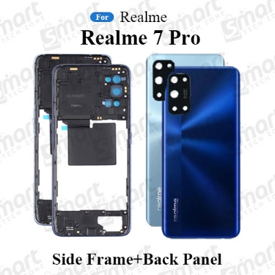 Picture of For Realme 7 Pro Full Body Housing ( Side Frame + Back Panel With Camera Glass )