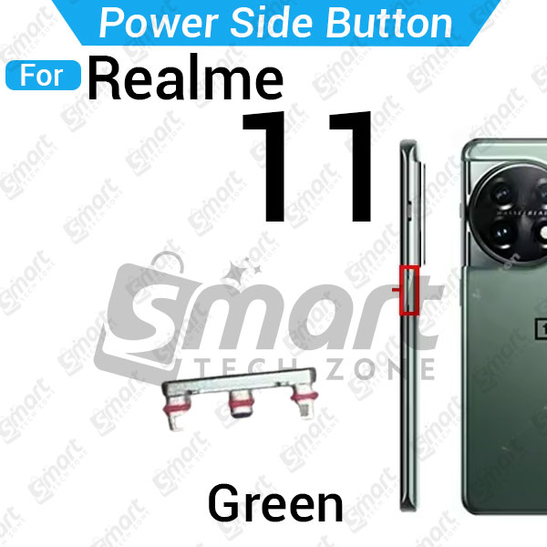 Picture of Compatible with Realme 11 External Side Buttons Power On Off + Volume Control Button Outside Side Keys