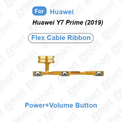 Picture of Switch Power ON OFF Key Volume Button Ribbon Flex Cable For Huawei Y7 Prime (2019)