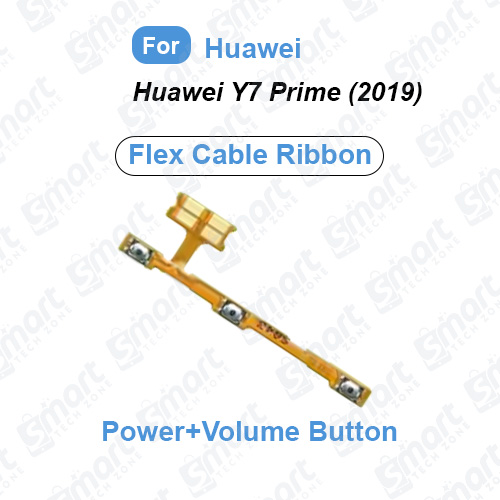Picture of Switch Power ON OFF Key Volume Button Ribbon Flex Cable For Huawei Y7 Prime (2019)