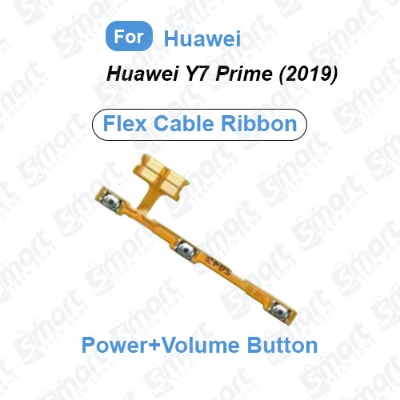Picture of Switch Power ON OFF Key Volume Button Ribbon Flex Cable For Huawei Y7 Prime (2019)