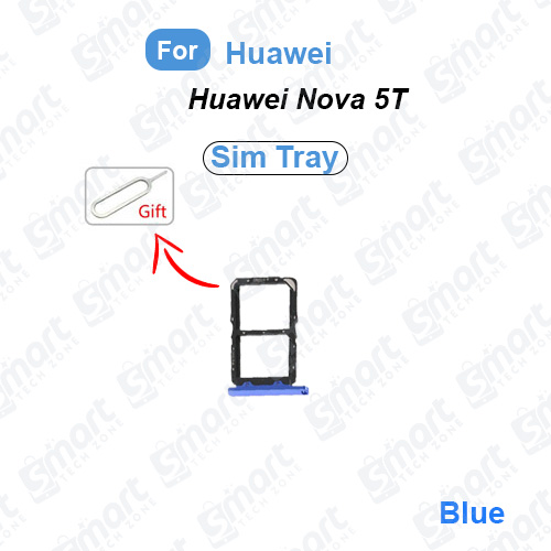 Picture of Huawei Nova 5T (YAL-L21, YAL-L61, YAL-L71, YAL-L61D) Sim Tray and SD Card Slot with Ejector Pin