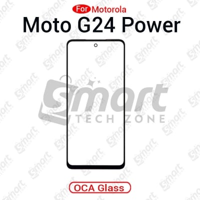 Picture of For Motorola Moto G24 Power LCD Display Touch Screen Front Glass Lens + Lamination OCA