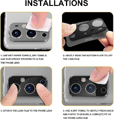 Picture of 3D Camera Glass Lens Cover Tempered Glass Protector for Samsung Galaxy S25 S25 Ultra