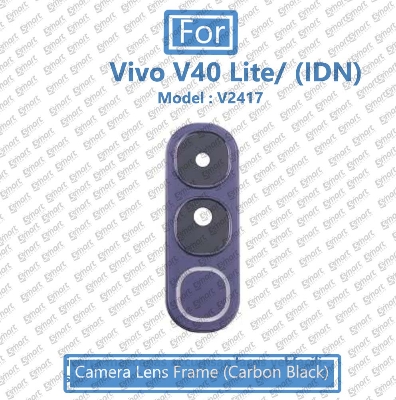 Picture of For Vivo V40 Lite (IDN) (Model: V2417) Main Camera  Glass Lens Frame Replacement Part (Not Tempered Camera Glass Protector)