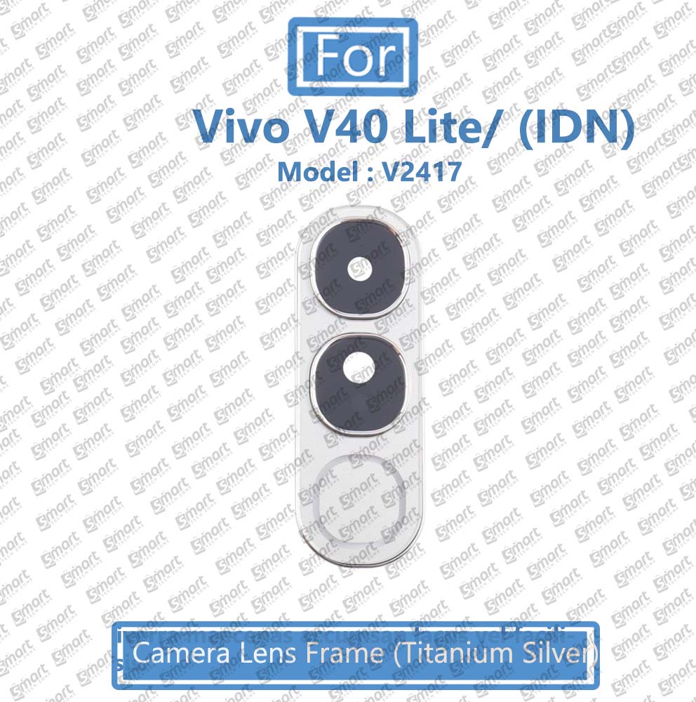 Picture of For Vivo V40 Lite (IDN) (Model: V2417) Main Camera  Glass Lens Frame Replacement Part (Not Tempered Camera Glass Protector)