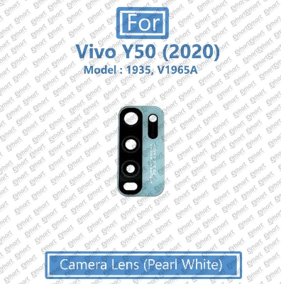 Picture of For Vivo Y50 (2020) Model 1935, V1965A Main Camera  Glass Lens Frame Replacement Part (Not Tempered Camera Glass Protector)