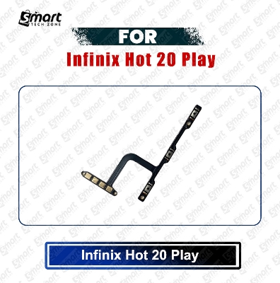 Picture of Infinix Hot 20 Play Power on / off Switch Button Side Volume Up Down Buttons Flex Cable Replacement Parts