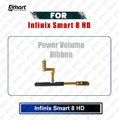Picture of Infinix Smart 8 HD (X6525) Power on / off Switch Button Side Volume Up Down Buttons Flex Cable Replacement Parts