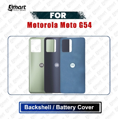 Picture of Motorola Moto G54 (XT2343-1, XT2343-2) Back Panel/Backshell/Battery Cover Casing With Logo Without Camera Glass -All Colors Available Replacement Parts