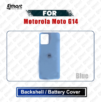 Picture of Motorola Moto G14 (PAYF0010IN) Back Panel/Backshell/Battery Cover Casing With Logo Without Camera Glass -All Colors Available Replacement Parts