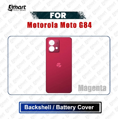 Picture of Motorola Moto G84 (XT2347, XT2347-1, XT2347-2) Back Panel/Backshell/Battery Cover Casing With Logo Without Camera Glass -All Colors Available Replacement Parts