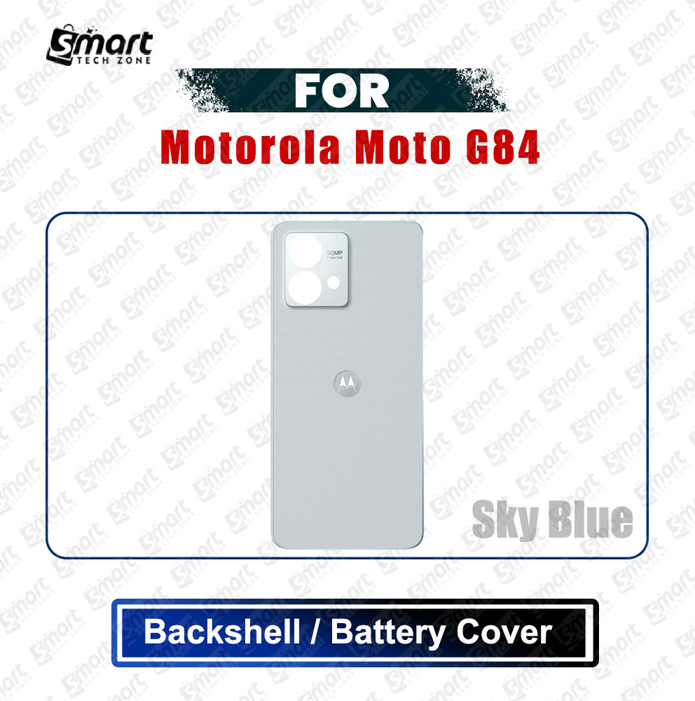 Picture of Motorola Moto G84 (XT2347, XT2347-1, XT2347-2) Back Panel/Backshell/Battery Cover Casing With Logo Without Camera Glass -All Colors Available Replacement Parts