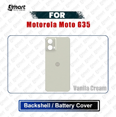 Picture of Motorola Moto G35 (XT2433-5) Back Panel/Backshell/Battery Cover Casing With Logo Without Camera Glass -All Colors Available Replacement Parts