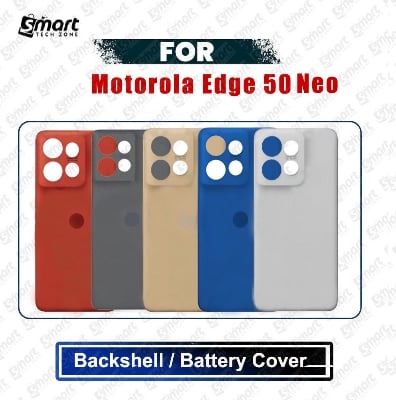 Picture of Motorola Edge 50 Neo (XT2409-1) Back Panel/Backshell/Battery Cover Casing With Logo Without Camera Glass -All Colors Available Replacement Parts