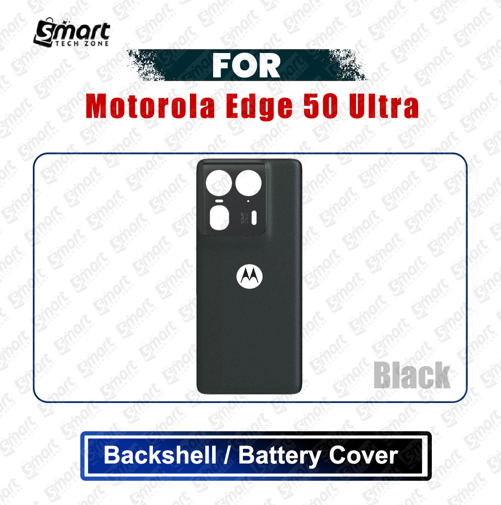 Picture of Motorola Edge 50 Ultra Back Panel/Backshell/Battery Cover Casing With Logo Without Camera Glass -All Colors Available Replacement Parts