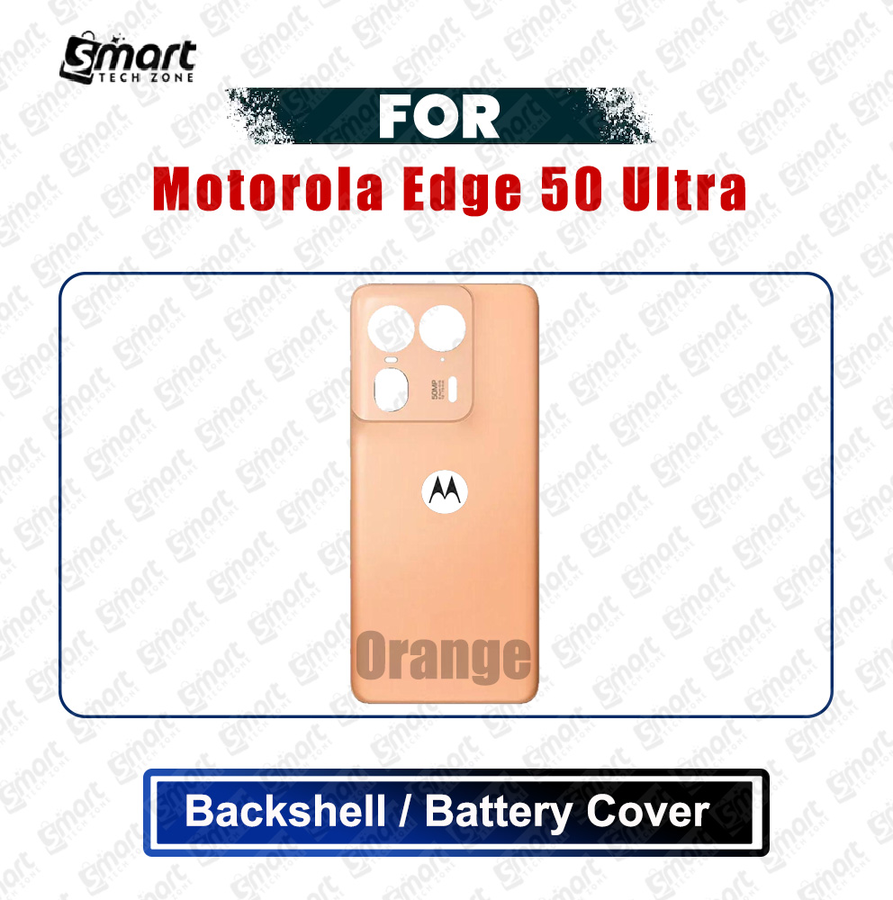 Picture of Motorola Edge 50 Ultra Back Panel/Backshell/Battery Cover Casing With Logo Without Camera Glass -All Colors Available Replacement Parts