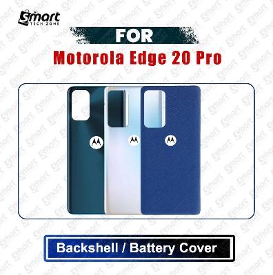 Picture of Motorola Edge 20 Pro (XT2153-1) Back Panel/Backshell/Battery Cover Casing With Logo Without Camera Glass -All Colors Available Replacement Parts