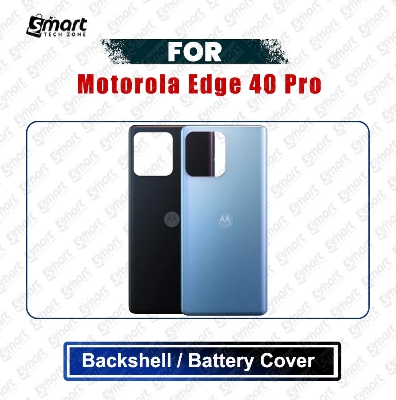 Picture of Motorola Edge 40 Pro Back Panel/Backshell/Battery Cover Casing With Logo Without Camera Glass -All Colors Available Replacement Parts