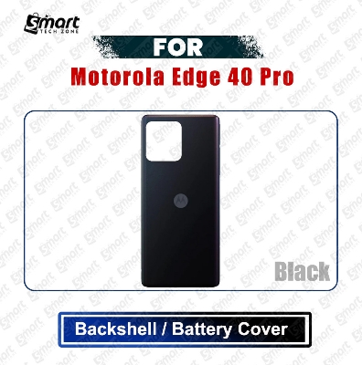Picture of Motorola Edge 40 Pro Back Panel/Backshell/Battery Cover Casing With Logo Without Camera Glass -All Colors Available Replacement Parts