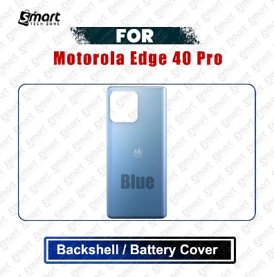 Picture of Motorola Edge 40 Pro Back Panel/Backshell/Battery Cover Casing With Logo Without Camera Glass -All Colors Available Replacement Parts