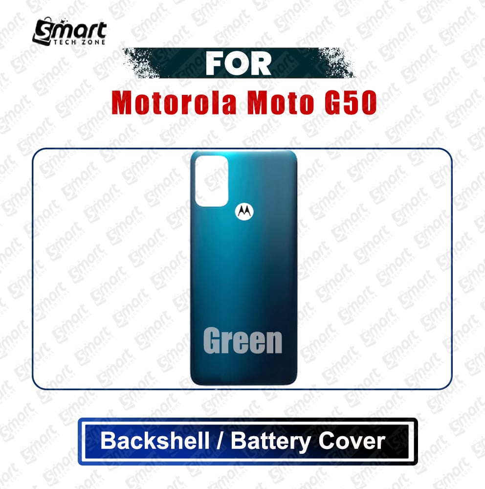 Picture of Motorola Moto G50 (XT2137-1, XT2137-2) Back Panel/Backshell/Battery Cover Casing With Logo Without Camera Glass -All Colors Available Replacement Parts