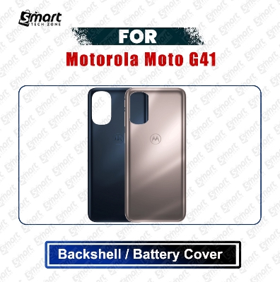 Picture of Motorola Moto G41 (XT2167-2) Back Panel/Backshell/Battery Cover Casing With Logo Without Camera Glass -All Colors Available Replacement Parts