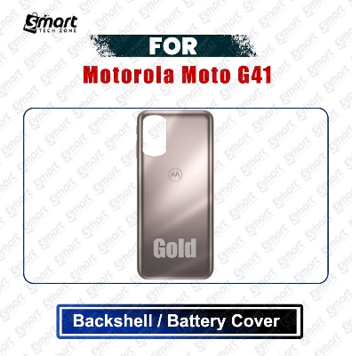 Picture of Motorola Moto G41 (XT2167-2) Back Panel/Backshell/Battery Cover Casing With Logo Without Camera Glass -All Colors Available Replacement Parts