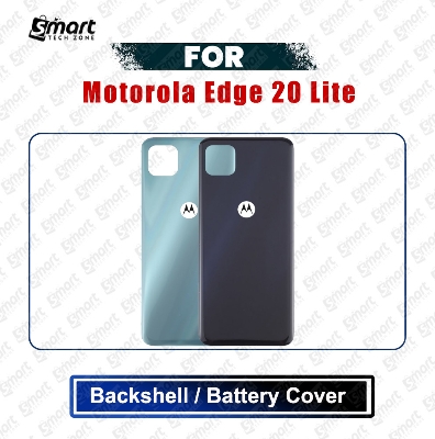 Picture of Motorola Edge 20 Lite (XT2139-1) Back Panel/Backshell/Battery Cover Casing With Logo Without Camera Glass -All Colors Available Replacement Parts