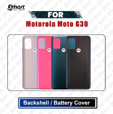 Picture of Motorola Moto G30 (XT2129-1, XT2129-2, PAML0000IN) Back Panel/Backshell/Battery Cover Casing With Logo Without Camera Glass -All Colors Available Replacement Parts