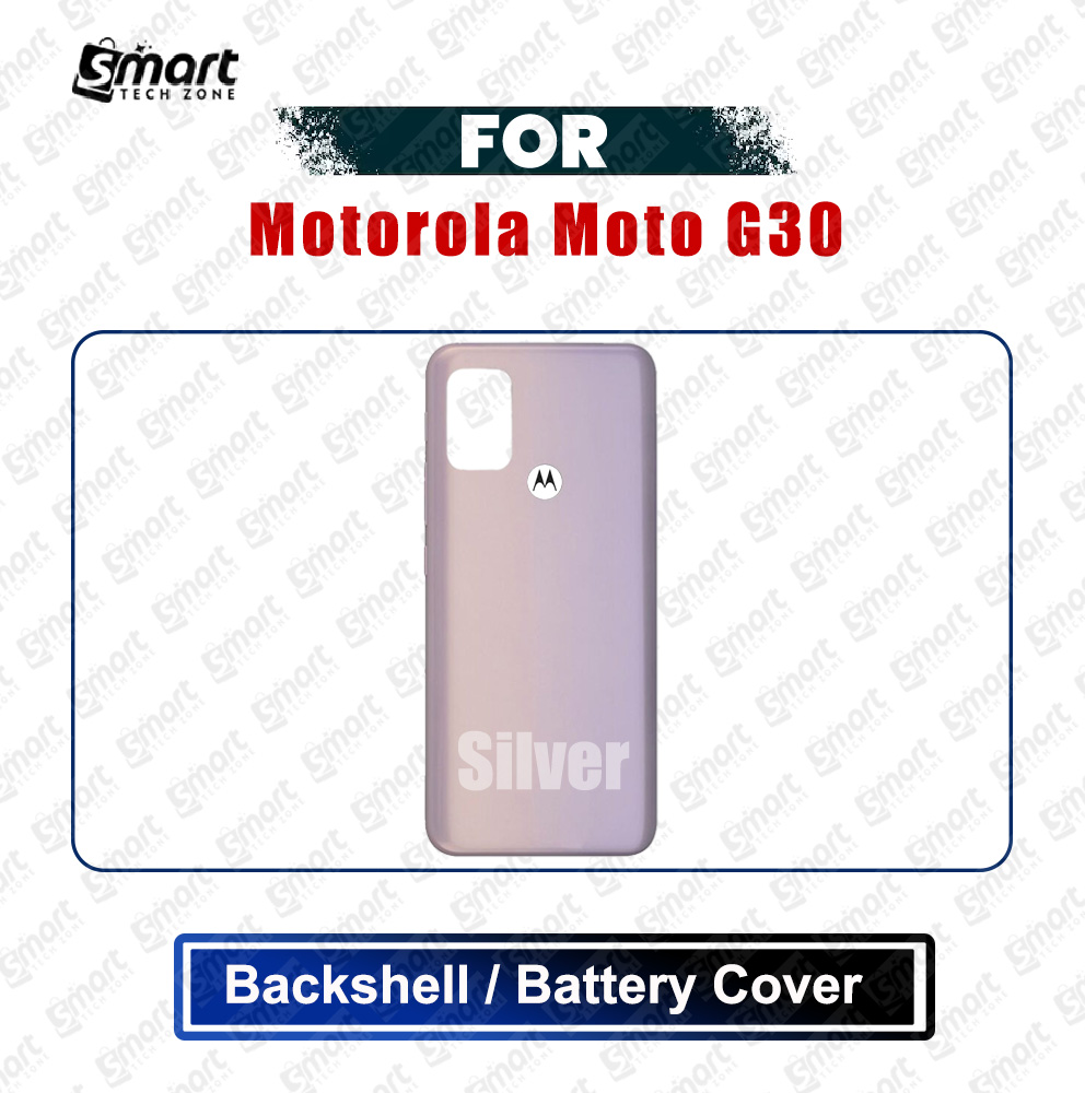 Picture of Motorola Moto G30 (XT2129-1, XT2129-2, PAML0000IN) Back Panel/Backshell/Battery Cover Casing With Logo Without Camera Glass -All Colors Available Replacement Parts