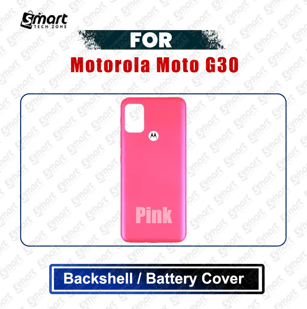 Picture of Motorola Moto G30 (XT2129-1, XT2129-2, PAML0000IN) Back Panel/Backshell/Battery Cover Casing With Logo Without Camera Glass -All Colors Available Replacement Parts
