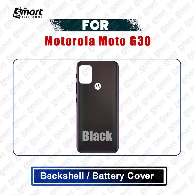 Picture of Motorola Moto G30 (XT2129-1, XT2129-2, PAML0000IN) Back Panel/Backshell/Battery Cover Casing With Logo Without Camera Glass -All Colors Available Replacement Parts