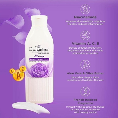 Picture of Enchanteur Alluring Satin Smooth Perfumed Body Lotion - 250ml