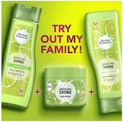 Picture of Herbal Essences Dazzling Shine Conditioner for damage Hair  400 Ml