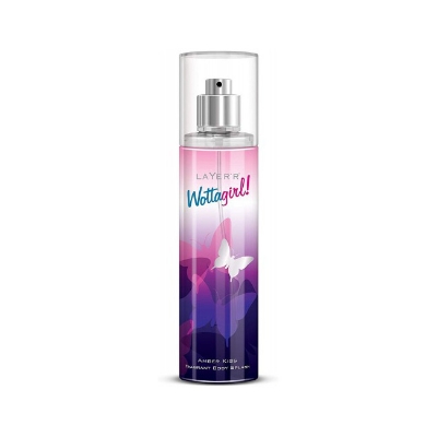Picture of Layar'r Wottagirl Amber Kiss Body Splash Body Perfume Used For male /female -135 Ml