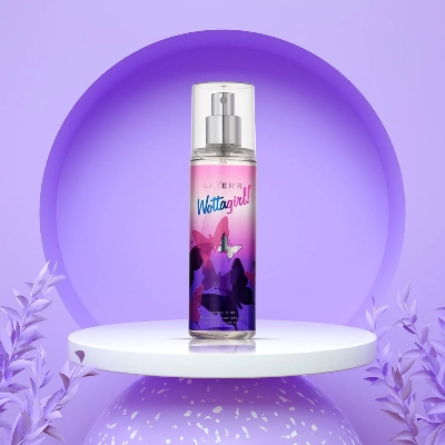 Picture of Layar'r Wottagirl Amber Kiss Body Splash Body Perfume Used For male /female -135 Ml