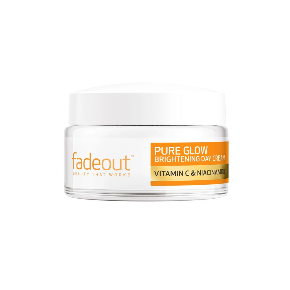 Picture of International UK Product Fade out Pure Glow Brightening Day cream With Vitamin C Pink Pomelo & Miacinamide Used For male/ female 50 Ml