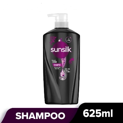 Picture of Thailand product hair care product Sunsilk Black Shine Shampoo for Shiny Dark, Black Hair for male/ female - 625 ml