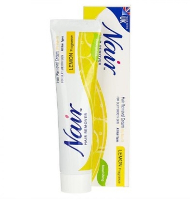 Picture of International UK product unwanted Hair removal cream Nair lemon fragrance used for male/ female - 110 ml