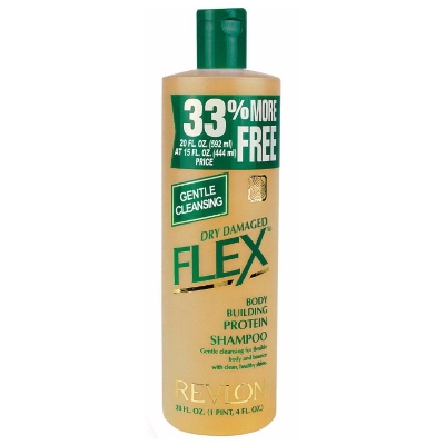 Picture of International New York product Revlon Flex Body Building Protein Shampoo Dry Damaged 592 ml