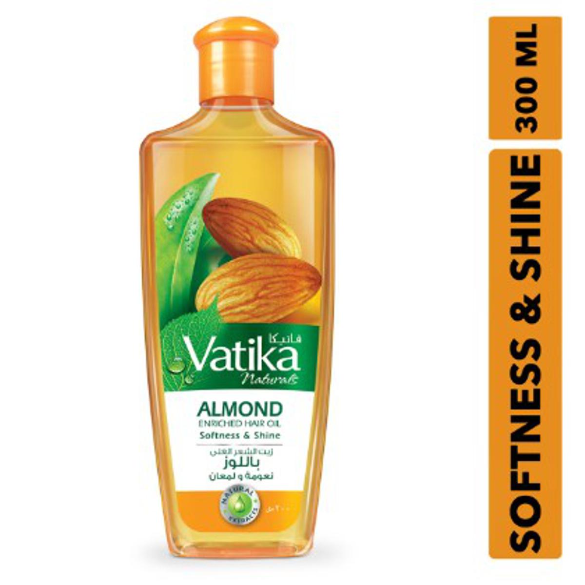 Picture of International UAE product Vatika Naturals Almond Enriched Hair Oil 300ml