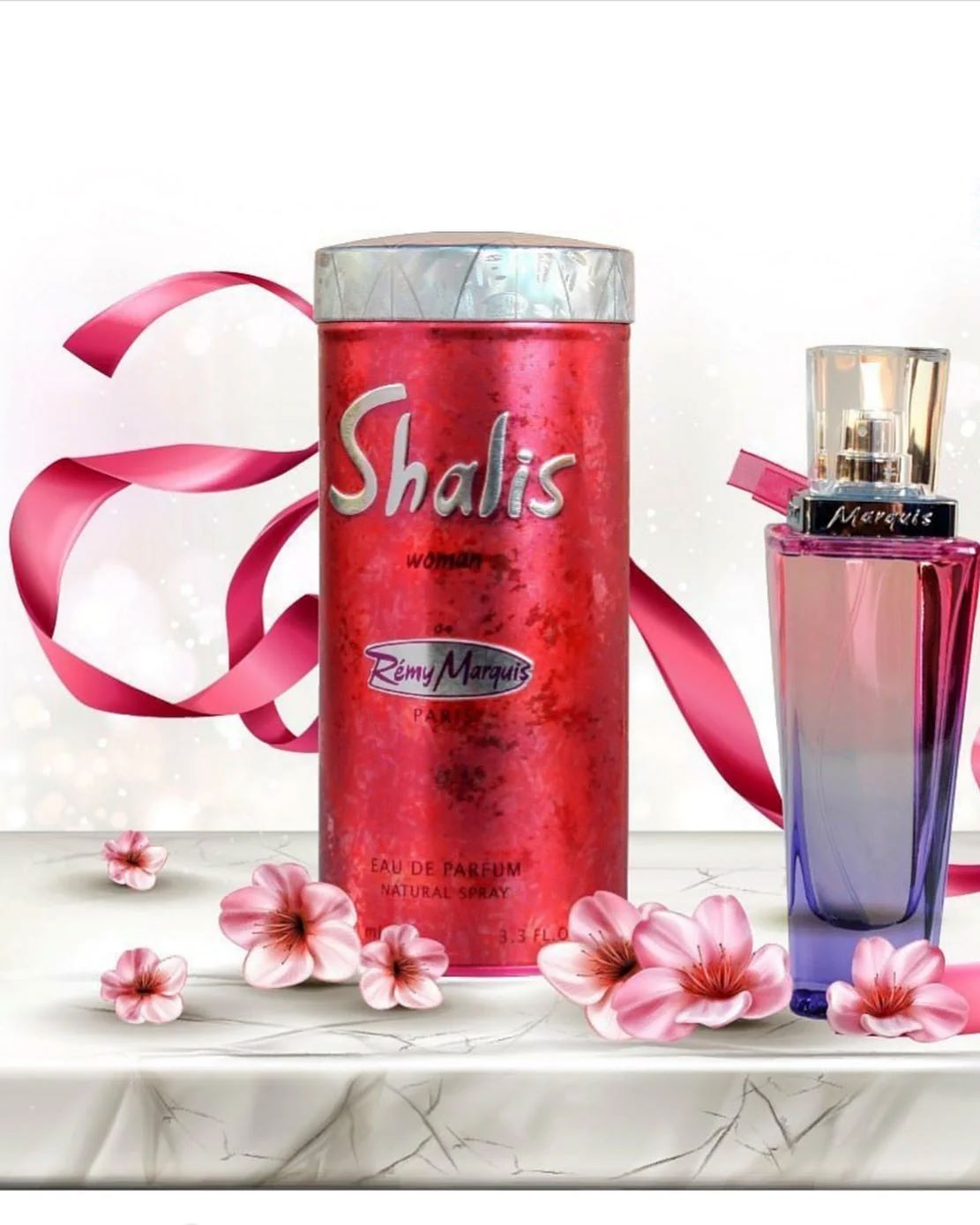 Picture of International France product Body perfume party scent Remy marquis Shalis used for female - 60 ml