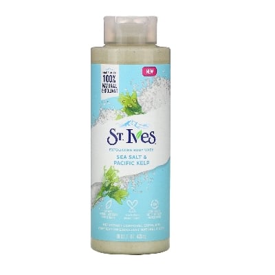 Picture of USA product St. Ives Sea Salt & Pacific Kelp Exfoliating Body Wash  used for Male/ female - 473 ml