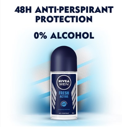 Picture of International product Deodorant Roll on NIVEA MEN Fresh active  - 25 ml