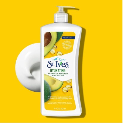 Picture of International new Zealand product St. Ives Hydrating Vitamin E & Avocado Body Lotion  621 ml