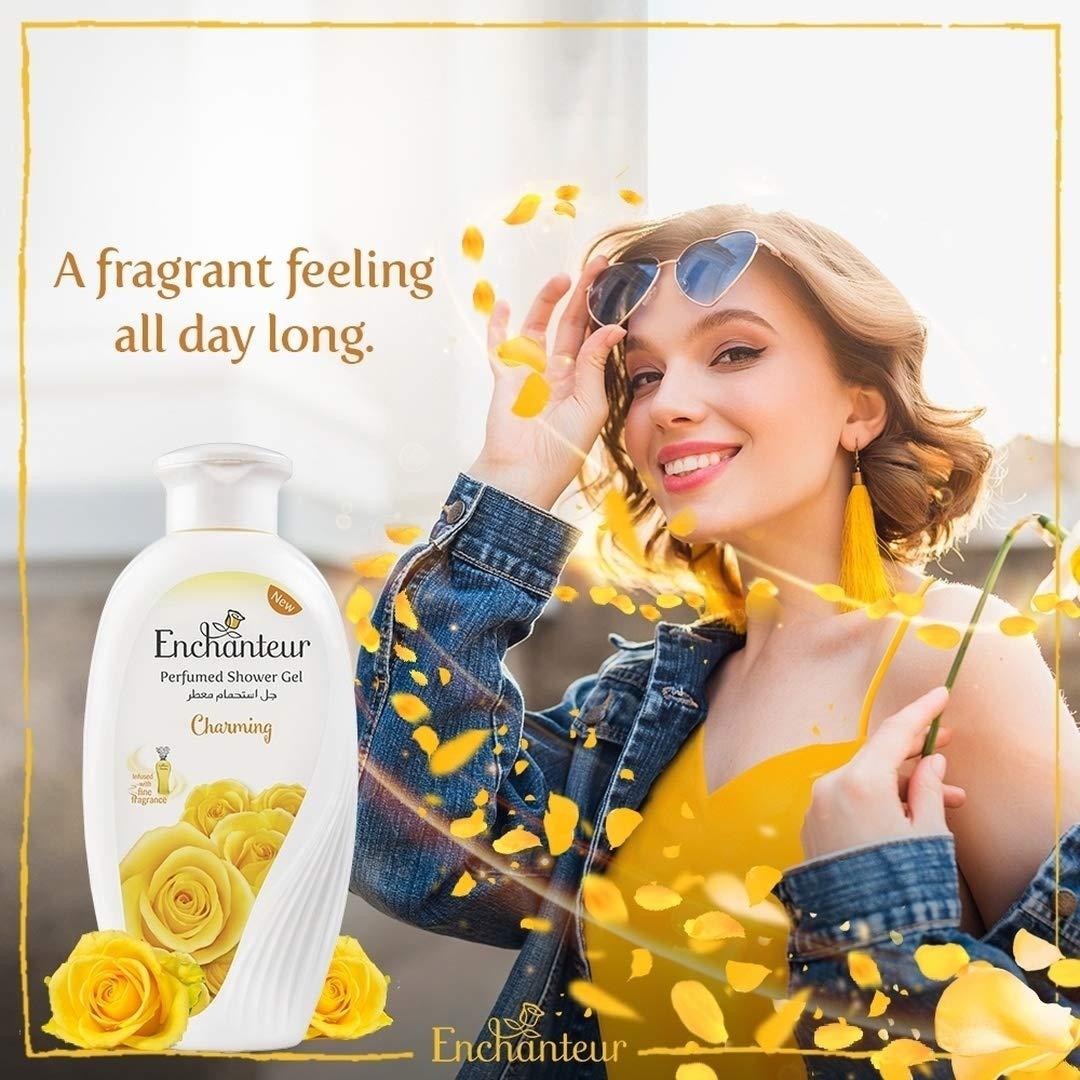 Picture of International Malaysian product Enchanteur Charming Perfumed Shower Gel for Male/ female - 550 ml