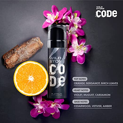 Picture of Indian product Body Spray Wild Stone Code Platinum Body Perfume For Men  120 ml