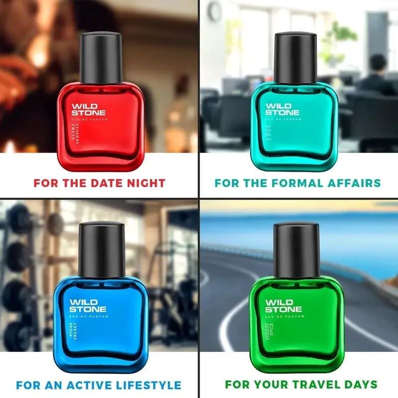 Picture of Wild Stone Perfume Set for Men - 4 Pack (30ml each)